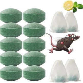 Natural Peppermint Oil Rat Repellent Tablets (15Pcs)